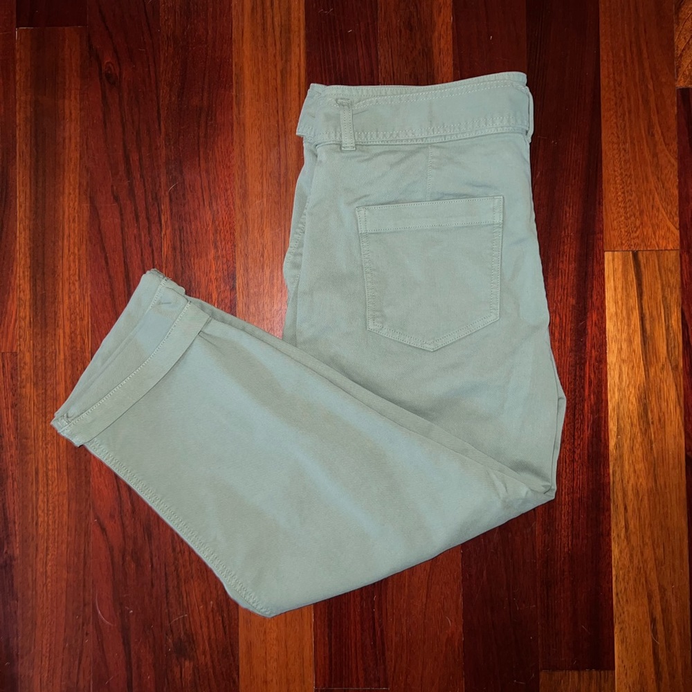 NWT Loft Denim Crop Jeans - Green